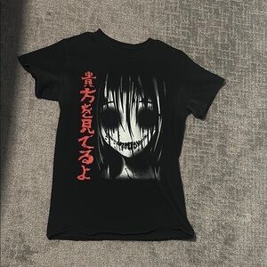Black Graphic Kids T-Shirt